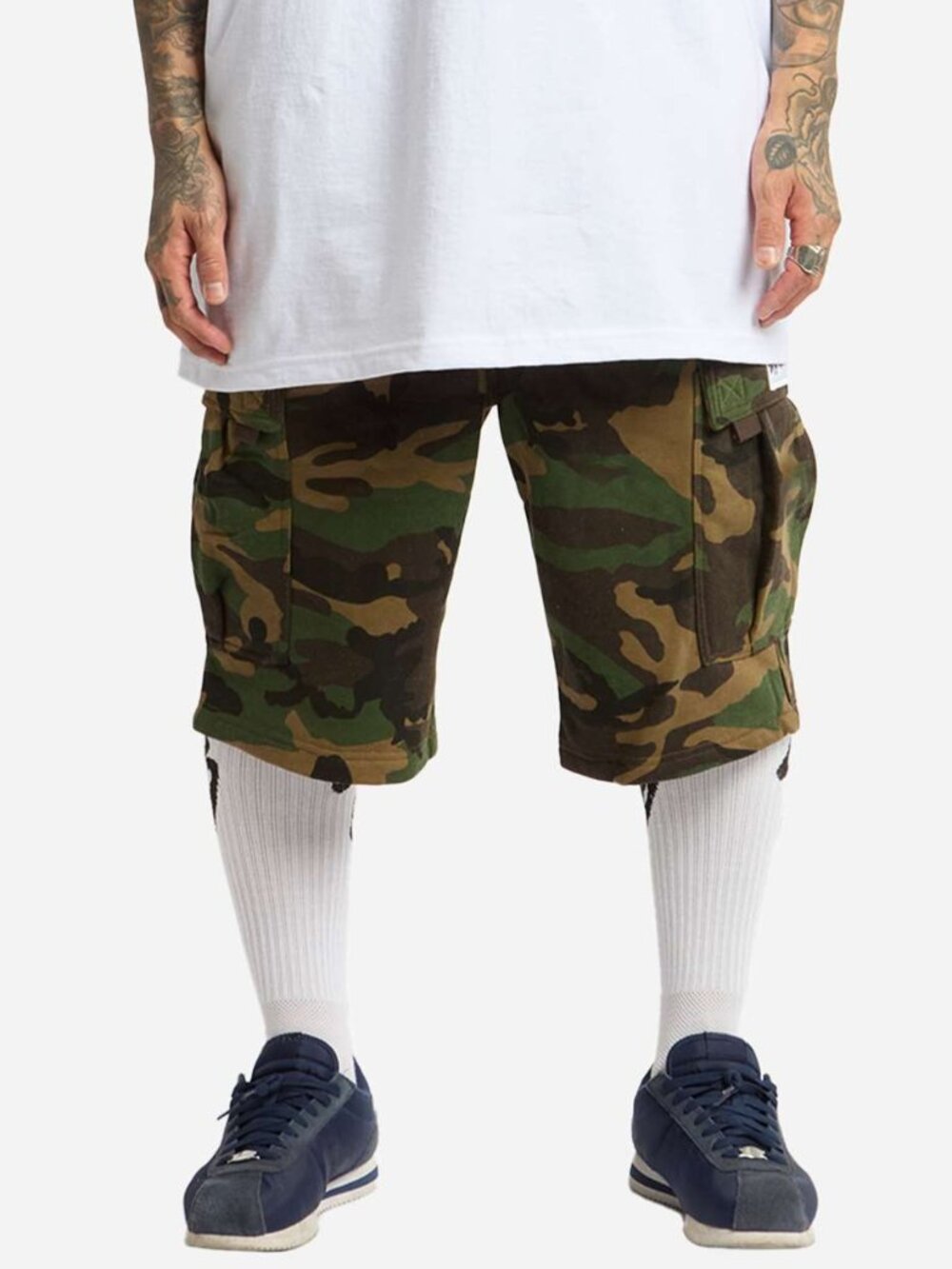 Unisex Fleece Cargo Shorts